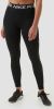 Nike Pro Legging met halfhoge taille en mesh vlakken voor dames Black/White Dames online kopen