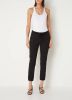 10DAYS High waist slim fit cropped broek met logoprint online kopen