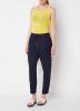 Benetton High waist tapered fit cropped pantalon met trekkoord online kopen