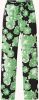 Co'Couture Green Rose high waist wide fit broek met bloemeprint online kopen