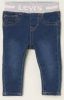 Levi's Babybroek van denim met elastische tailleband en logoprint online kopen