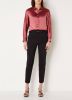 Mango Belt high waist slim fit cropped pantalon met ceintuur online kopen