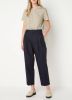 Scotch & Soda Mila high waist tapered fit cropped chino met plooidetail online kopen