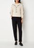 Scotch & Soda Gebroken Wit Trui Stitch And Bobble Placement Wool Blend Pullover online kopen
