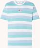 Tommy Hilfiger T shirt van katoen met streepprnt en colour blocking online kopen