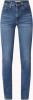 Levi's Pantalon Vaquero 724 High Rise Straight , Blauw, Dames online kopen