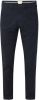 SELECTED HOMME slim fit broek SLHMILES met biologisch katoen donkerblauw online kopen