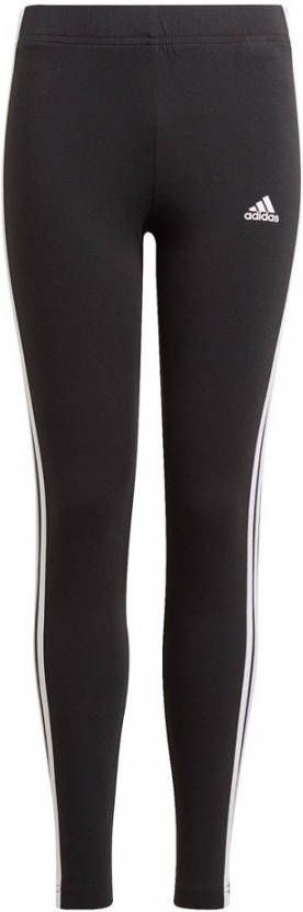 Adidas Meisjes' Badge Of Sport 3 Stripes Legging Junior Black/White online kopen