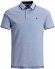 Jack en Jones:JACKenJONES Essentials Jjepaulos Polo SS Noos Light Grey Melange/SLIM FIT ME | Freewear Grijs online kopen