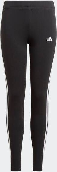 Adidas Meisjes' Badge Of Sport 3 Stripes Legging Junior Black/White online kopen