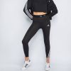 Adidas performance adidas Training Techfit Legging met gedraaide 3 Stripes in zwart online kopen