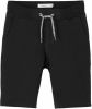 NAME IT KIDS slim fit sweatshort Honk met biologisch katoen zwart online kopen