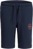 JACK & JONES JUNIOR sweatshort Shark met logo donkerblauw online kopen