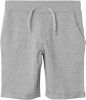 NAME IT KIDS regular fit sweatshort NKMVERMO grijs melange online kopen