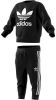 Adidas Originals Logo Crew Trainingspak Baby's Black/White/White Kind online kopen