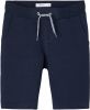 NAME IT KIDS slim fit sweatshort Honk met biologisch katoen donkerblauw online kopen