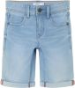 Name it Shorts Boys Silas Slim Denim L Shorts 2272 Tx Lichtblauw online kopen