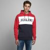 Jack & Jones Hoodie JJELOGO LOGO LOGO BLOCKIN LOGO BLOCKIN SWEAT HOOD online kopen