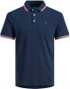 Jack en Jones:JACKenJONES Essentials Jjepaulos Polo SS Noos Light Grey Melange/SLIM FIT ME | Freewear Grijs online kopen