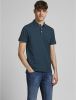 Jack en Jones:JACKenJONES Essentials Jjepaulos Polo SS Noos Light Grey Melange/SLIM FIT ME | Freewear Grijs online kopen