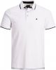 Jack en Jones:JACKenJONES Essentials Jjepaulos Polo SS Noos Light Grey Melange/SLIM FIT ME | Freewear Grijs online kopen