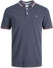 Jack en Jones:JACKenJONES Essentials Jjepaulos Polo SS Noos Light Grey Melange/SLIM FIT ME | Freewear Grijs online kopen