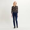 Levi's Pantalon Vaquero 724 High Rise Straight , Blauw, Dames online kopen