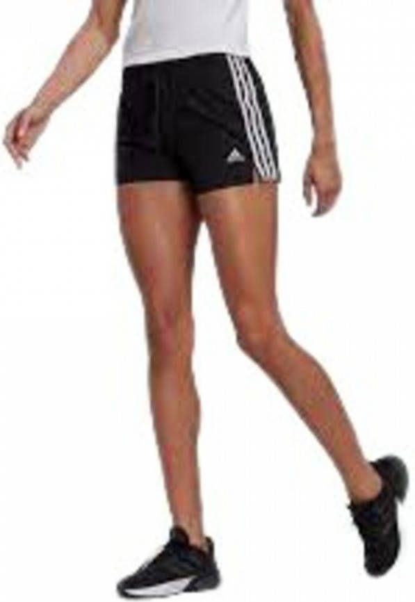 Adidas Shorts Essentials Slim 3 Stripes Zwart/Wit Vrouw online kopen