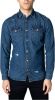 JACK & JONES ESSENTIALS slim fit denim overhemd JJESHERIDAN light blue denim online kopen