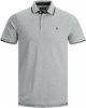 Jack en Jones:JACKenJONES Essentials Jjepaulos Polo SS Noos Light Grey Melange/SLIM FIT ME | Freewear Grijs online kopen