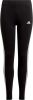 Adidas Meisjes' Badge Of Sport 3 Stripes Legging Junior Black/White online kopen