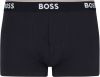 Boss Boxershort Trunk 3P met in kleur bijpassende weefband(3 stuks ) online kopen