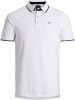 Jack en Jones:JACKenJONES Essentials Jjepaulos Polo SS Noos Light Grey Melange/SLIM FIT ME | Freewear Grijs online kopen