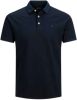 Jack en Jones:JACKenJONES Essentials Jjepaulos Polo SS Noos Light Grey Melange/SLIM FIT ME | Freewear Grijs online kopen