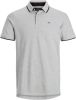 Jack en Jones:JACKenJONES Essentials Jjepaulos Polo SS Noos Light Grey Melange/SLIM FIT ME | Freewear Grijs online kopen