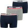 Levi's Geschenkdoos  Set van 3 effen boxershort online kopen