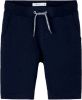 NAME IT KIDS slim fit sweatshort Honk met biologisch katoen donkerblauw online kopen