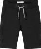 NAME IT KIDS slim fit sweatshort Honk met biologisch katoen zwart online kopen