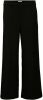 OBJECT wide leg pantalon OBJLISA van gerecycled polyester zwart online kopen