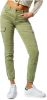 Only Onlmissouri Reg Ank Life Cargo broek , Groen, Dames online kopen