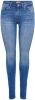 Only Onlblush Life Mid Skinny Bukse , Blauw, Dames online kopen