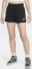 Nike Sportswear Club Fleece Damesshorts met halfhoge taille Zwart online kopen