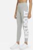 Nike Sportswear Essential Legging met hoge taille en graphic voor dames Grijs online kopen