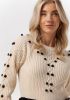Scotch & Soda Gebroken Wit Trui Stitch And Bobble Placement Wool Blend Pullover online kopen