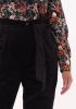 Scotch & Soda Zwarte Pantalon Daisy High Rise Straight Leg Paperbag Trousers online kopen