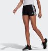 Adidas Shorts Essentials Slim 3 Stripes Zwart/Wit Vrouw online kopen