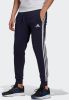 Adidas Performance adidas 3 stripes fleece joggingbroek blauw heren online kopen