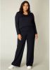 Base Level Curvy by Yesta wide leg broek Arah donkerblauw online kopen