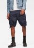 G-Star RAW regular fit cargo bermuda met biologisch katoen Rovic donkerblauw online kopen