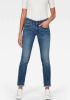 G-Star G star Raw Midge mid straight wmn Straight fit Denim G star, Blauw, Dames online kopen